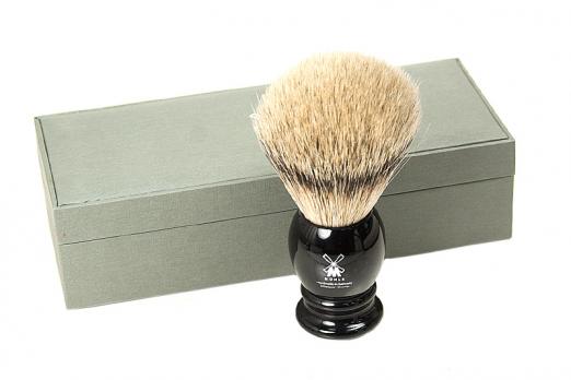 Кисточка-помазок для бритья, высококачественная щетина барсука Muehle Pinsel