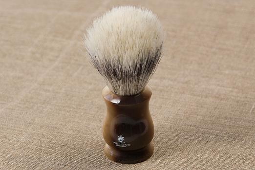 Кисточка-помазок для бритья Vie-Long , конский ворс, акрил 13064