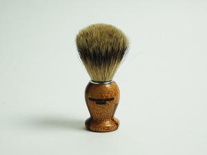 Кисточка-помазок из щетины барсука Silvertip, ручка из змеиного дерева