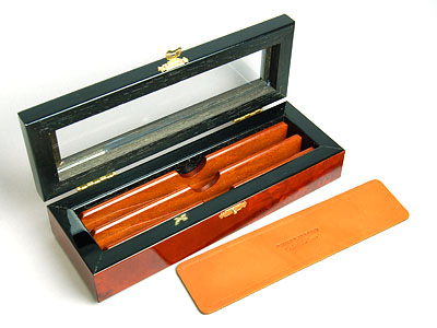 Деревянный футляр для 2-х опасных бритв Thiers-Issard