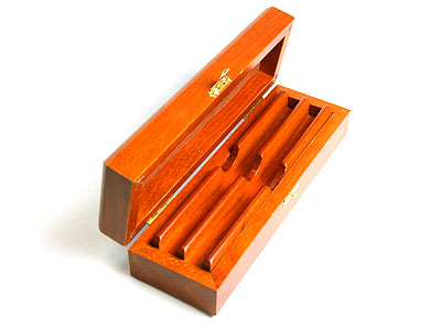 Деревянный футляр для 2-х опасных бритв Thiers-Issard