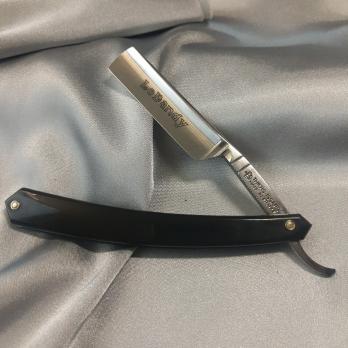 Бритва опасная "Le Dandy",5/8, 1/1, кованая углеродистая сталь C135, рукоять из пластика чёрная